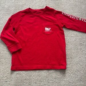 Vineyard Vines Kids Christmas Long Sleeve Tee - 4T